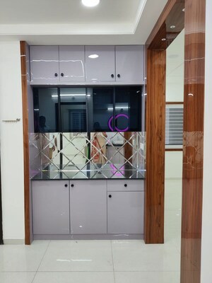 Kitchen in 3 BHK Apartment at Hallmark Treasor, Narsingi – for Rent