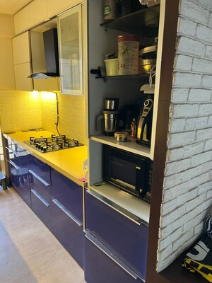 Kitchen in 3 BHK Apartment at Ekta World Lake Primrose, Powai – for Rent