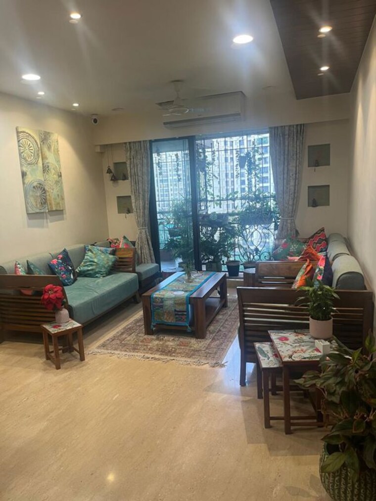 Living Room, ekta-world-lake-primrose 3 Bedroom 1630 Sq.Ft. Apartment In Powai Mumbai 10466475