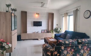 Living Room in 3 BHK Builder Floor at Orchid Lakeview, Bellandur – for Sale