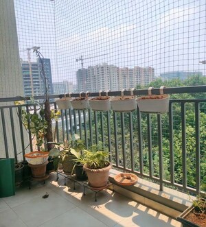 Balcony in 3 BHK Builder Floor at Orchid Lakeview, Bellandur – for Sale