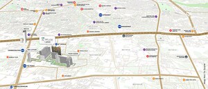 4 BHK Apartment – Map Location View at M3M Altitude, Sector 65 - for Sale