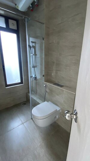 Bathroom in 4 BHK Apartment at Adani Ten BKC, Bandra East – for Rent