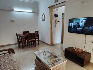 Living Room in 2 BHK Apartment at K Raheja Heights, Malad East – for Rent