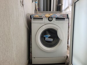 Bathroom in 1.5 BHK Apartment at Godrej Emerald, Ghodbunder Road – for Rent
