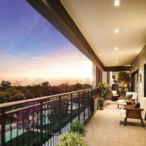 Balcony in 2 BHK Apartment at Sobha Rivana, Sector 1 Greater Noida – for Sale