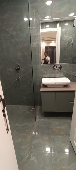 Bathroom in 4 BHK Builder Floor at Parklands, Sector 85 – for Sale