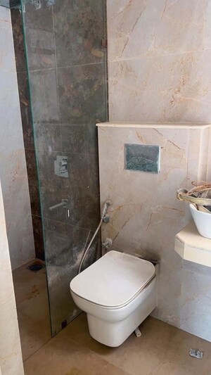 Bathroom in 1 BHK Apartment at The Baya Central, Lower Parel – for Rent
