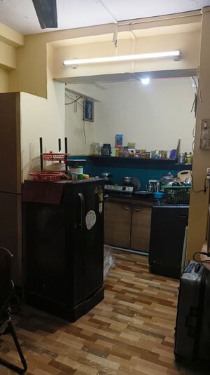 Kitchen in 1 RK Apartment at Chatrapati Shivaji Raje Complex, Kandivali West – for Rent