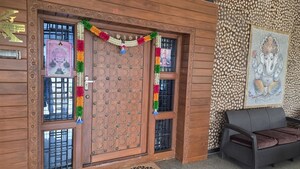 Building Lobby in 4 BHK Independent House at Tejaswi Nagar – for Sale