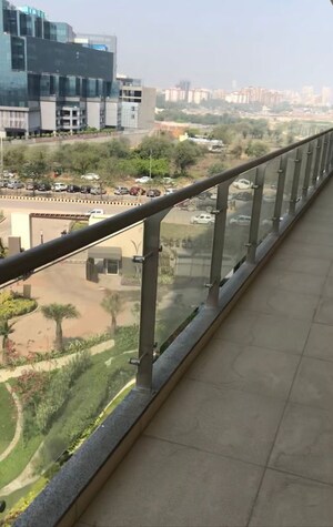 Balcony in 4 BHK Apartment at Mahindra Luminare, Sector 59 – for Rent