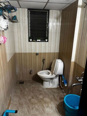 Bathroom in 2 BHK Apartment at SSD Sai Platinum, Pimple Saudagar – for Rent