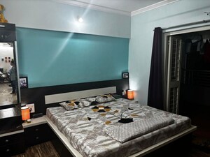 Master Bedroom in 2 BHK Apartment at SSD Sai Platinum, Pimple Saudagar – for Rent