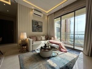 Living Room in 3 BHK Apartment at Mahalaxmi Racecourse – for Sale