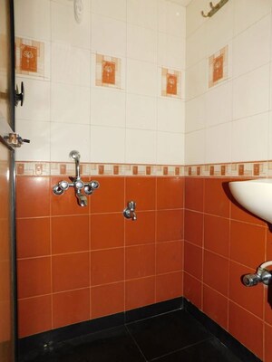 Bathroom in 1 RK Apartment at Dattani Apartment, Kandivali East – for Rent