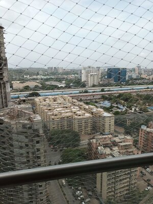 Balcony in 3 BHK Apartment at Sunteck City Avenue 1, Goregaon West – for Rent