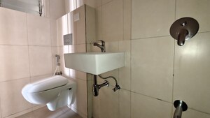 Bathroom in 3 BHK Apartment at Godrej Emerald, Ghodbunder Road – for Rent