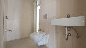 Bathroom in 3 BHK Apartment at Godrej Emerald, Ghodbunder Road – for Rent