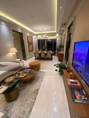Living Room in 3 BHK Apartment at Mahalaxmi Racecourse – for Sale
