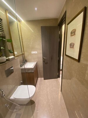 Bathroom in 3 BHK Apartment at Mahalaxmi Racecourse – for Sale