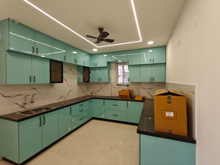 Kitchen, makuta-my-space-2 3 Bedroom 2200 Sq.Ft. Apartment In Bachupally Hyderabad 10466897