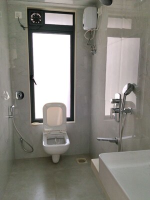 Bathroom in 2 BHK Apartment at Arkade Aspire, Goregaon East – for Rent