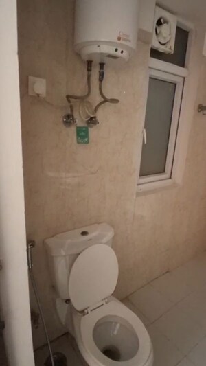 Bathroom in 3 BHK Apartment at Ramprastha City The Edge Towers, Sector 37d – for Rent