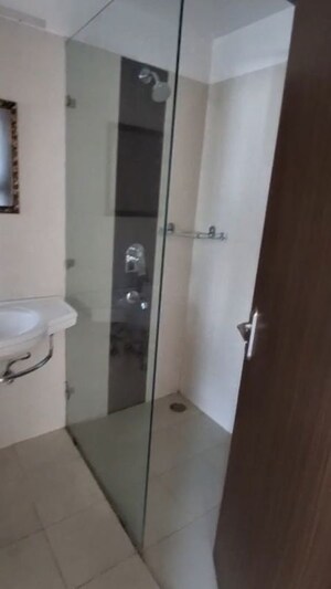 Bathroom in 3 BHK Apartment at Ramprastha City The Edge Towers, Sector 37d – for Rent