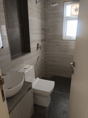 Bathroom in 2.5 BHK Builder Floor at Central Park Cerise Suites, Sohna Sector 33 – for Sale