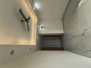 Bathroom in 3 BHK Builder Floor at Ansal API Esencia, Sector 67 – for Rent