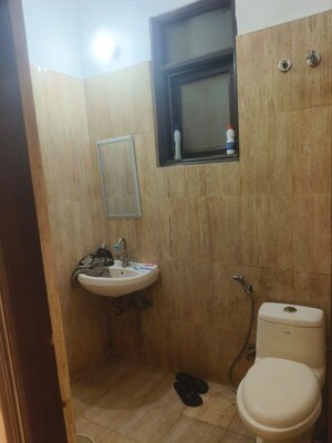 Bathroom in 1 BHK Builder Floor at Saket – for Rent