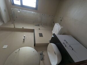 Bathroom in 3 BHK Builder Floor at Ansal API Esencia, Sector 67 – for Rent