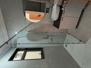 Kitchen in 3 BHK Builder Floor at Ansal API Esencia, Sector 67 – for Rent