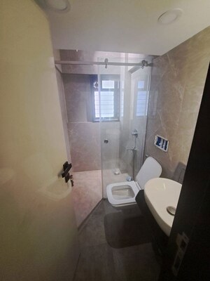 Washroom in 3 BHK Apartment at Kalpataru Mugnus, Bandra East – for Rent