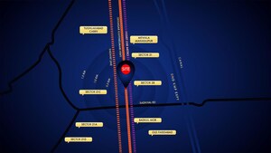 3.5 BHK Apartment – Map Location View at Bhumika The Icon, Sector 27a - for Sale
