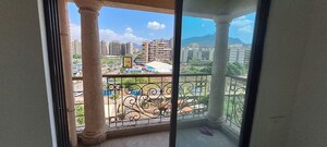 Balcony in 2.5 BHK Apartment at Tharwani Millennium City, Badlapur East – for Sale