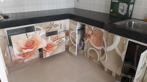 Kitchen in 2 BHK Apartment at Ramprastha City The Edge Towers, Sector 37d – for Rent