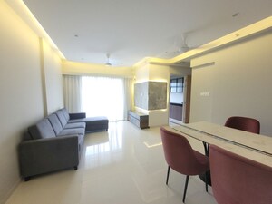 Living Room in 3 BHK Apartment at Godrej Emerald, Ghodbunder Road – for Rent