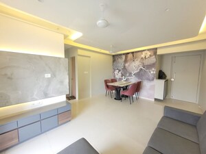 Team Area in 3 BHK Apartment at Godrej Emerald, Ghodbunder Road – for Rent