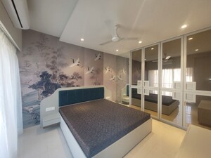 Bedroom in 3 BHK Apartment at Godrej Emerald, Ghodbunder Road – for Rent