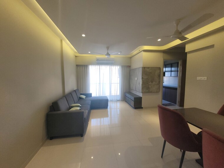 Living Room, godrej-emerald 3 Bedroom 1044 Sq.Ft. Apartment In Ghodbunder Road Thane 10467115