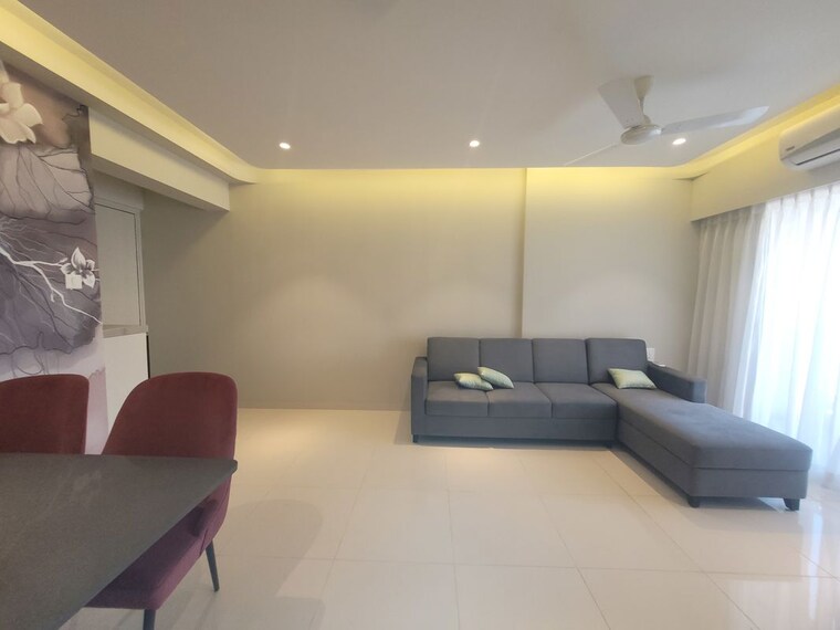 Living Room, godrej-emerald 3 Bedroom 1044 Sq.Ft. Apartment In Ghodbunder Road Thane 10467115