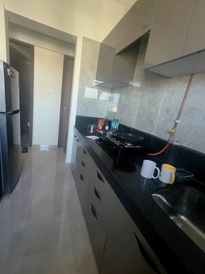 Kitchen in 1 BHK Apartment at Sheth Irene, Malad West – for Rent