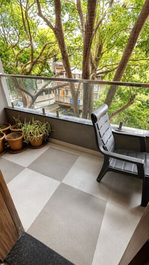 Balcony in 3 BHK Apartment at Dahanukar Colony – for Rent