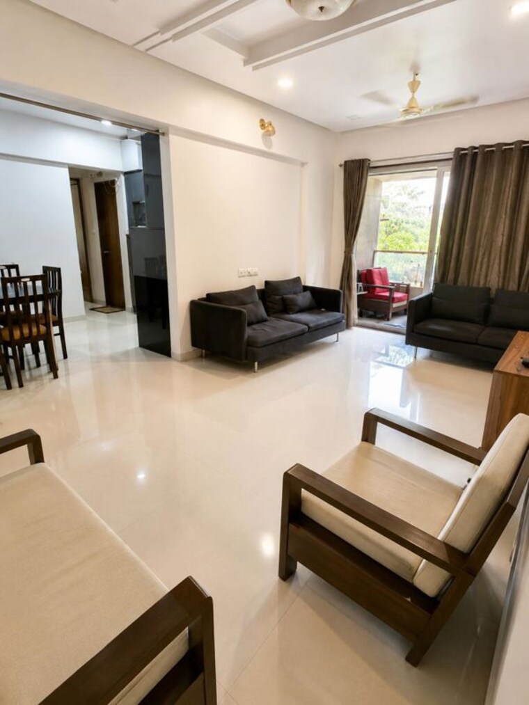 Living Room, dahanukar colony 3 Bedroom 1500 Sq.Ft. Apartment In Dahanukar Colony Pune 10467144