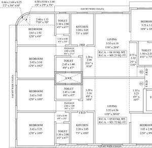 Floor Plan in 3 BHK Apartment at Fortune Venetian, Andheri West – for Sale