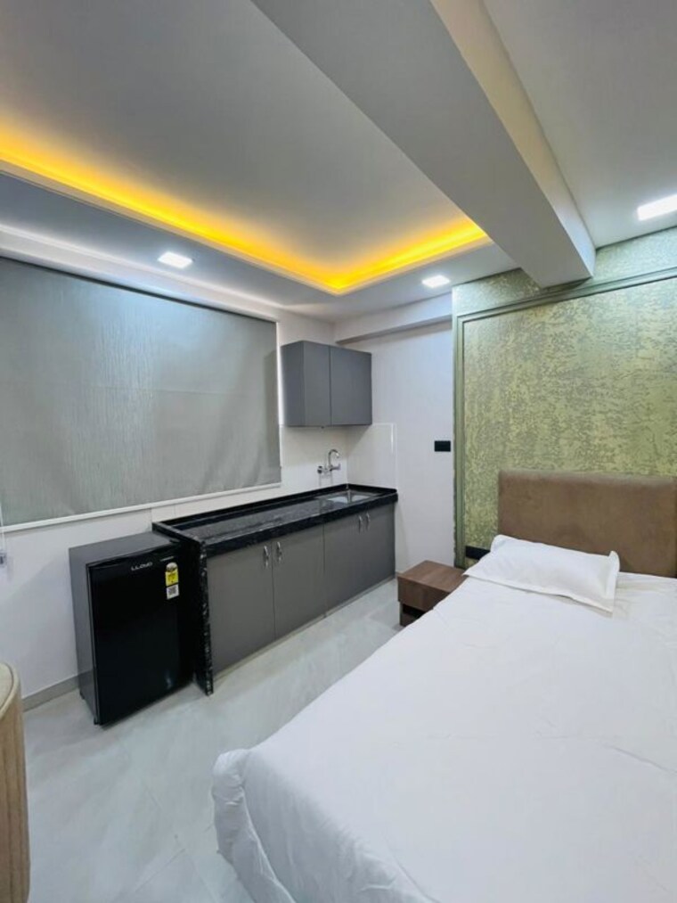 Kitchen, ansal-viceroy-luxury 1 Bedroom 989 Sq.Ft. Apartment In Sector 42 Gurgaon 10467196