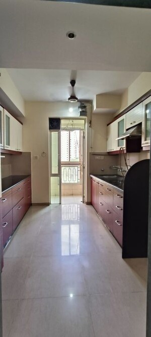 Kitchen in 3 BHK Apartment at Hiranandani Estate Crown, Ghodbunder Road – for Rent