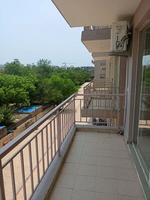 Balcony in 2 BHK Apartment at Bedarwals Sixty Three Golf Drive, Sector 63 – for Rent