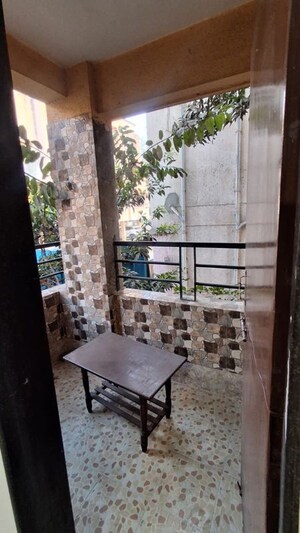 Balcony in 2 BHK Builder Floor at Panchshil Soho, Kharadi – for Rent